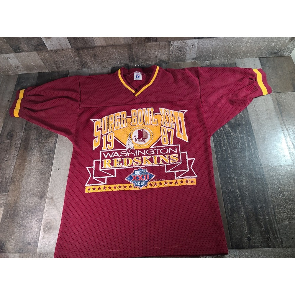 Vintage 1987 NFL WASHINGTON REDSKINS Super Bowl XXII Jersey Men Size Medium